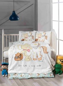 Product image of Victoria Ranforce Baby Duvet Cover Set Foal საბავშვო თეთრეულის ნაკრები