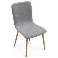 Product image of DOMINO DM-07021409 სასადილო სკამი ნაცრისფერი ქსოვილით