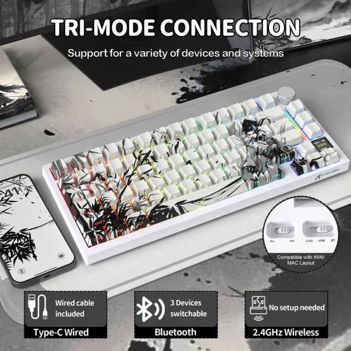 attack-shark-keyboard-mechanical-x820-ultra-1khz-gaming-klaviatura-photo-3
