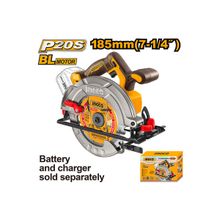 Product image of INGCO CSLI1851 20V უნახშირო Li-Ion დისკური ხერხი