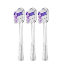 Product image of Laifen brush head Ultra-Whitening Brush Head (Transparent) Pack of 3 კბილის ჯაგრისის თავები
