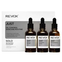 Product image of REVOX B77 JUST OIL CONTROL SKINCARE ROUTINE 3*30ml - ცხიმიანი კანის მოვლის რუტინა 3x30მლ