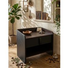 Product image of Design Ornament ტყავის ტუმბო ხის ელემენტებით