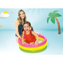 Product image of INTEX 57107NP - გასაბერი აუზი (ცისარტყელა) 61cmx22cm