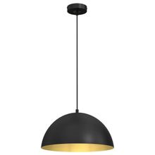 Product image of MILAGRO BETA E27 შავი ოქროსფერი საკიდი სანათი