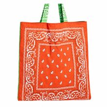 Product image of BANDANA Tote Bag Orange/Green ჩანთა