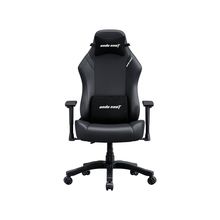 Product image of AndaSeat, Luna Pro AD18T-44-B-PV, L Size, PVC Leather, Footrest, 1D Armrest, Steel Frame, Lumbar + Headrest Pillows, 60mm Caster გეიმერული სავარძელი