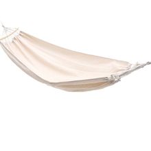 Product image of ჰამაკი თეთრი ხის ჯოხით 200X150