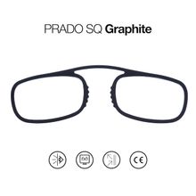 Product image of ARMLESS PRADO SQUARE Graphite +3.0 საკითხავი სათვალე