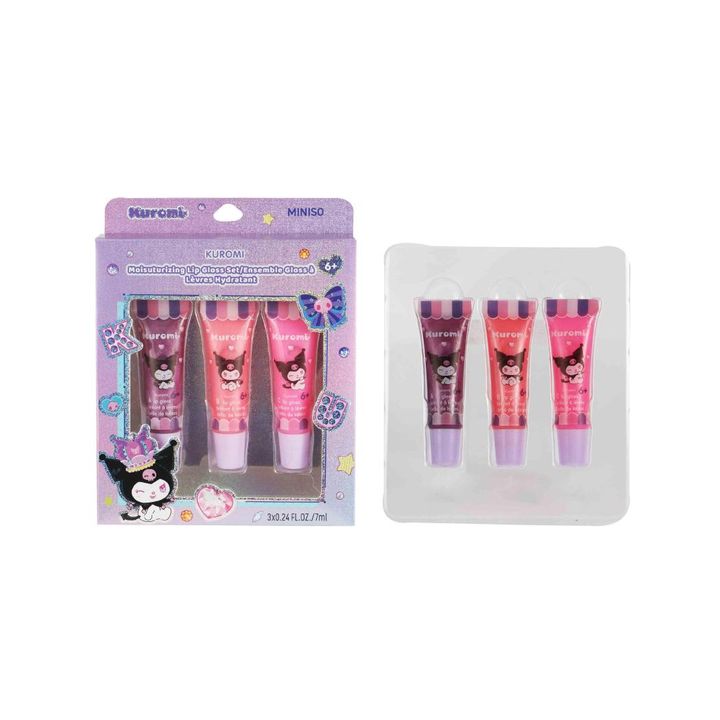 miniso-kuromi-lip-gloss-set-sabavshvo-tuchis-glosis-nakrebi