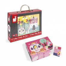 Product image of Janod კუბიკები ასაწყობი ზღაპრები