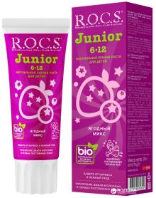 Product image of ROCS კბილის პასტა ხილის მიქსი 6-12 წელი 74გრ