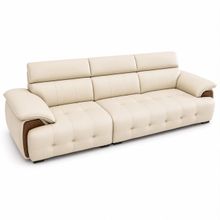 Product image of Ellan ტყავის დივანი თეთრი