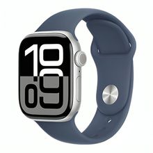 Product image of Apple Watch Series 10 GPS 42mm Silver Aluminum Case With Denim Sport Band MWWA3 (S/M) სმარტ საათი