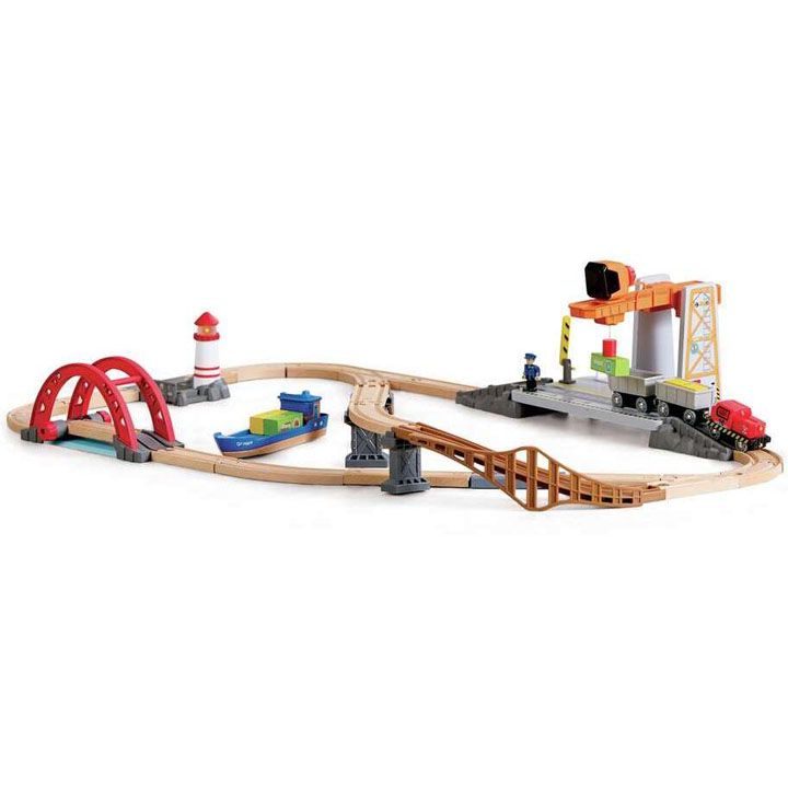 hape-sea-rail-cargo-transportation-set-satamasho-sazghvao-da-sarkinigzo-tvirtebis-gadazidvis-kompleqti