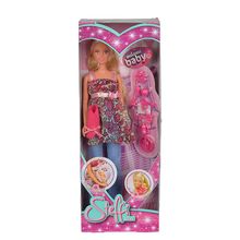 Product image of SIMBA თოჯინა შტეფი ჩვილით და აქსესუარებით