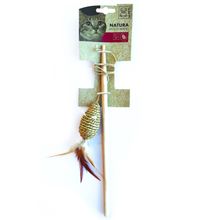 Product image of M-Pets NATURA Mouse Wand კატის სათამაშო თაგვი ჯოხზე 35სმ