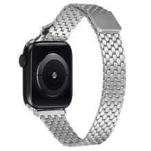 Product image of Mobile and Smartphones/ ZTE/ Magnetic Buckle Strap for Apple Watch 10 46mm / Ultra 2 / Ultra 49mm / 9 8 7 45mm / SE (2023) SE (2022) SE 6 5 4 44mm / 3 2 1 42mm Stainless Steel Ban