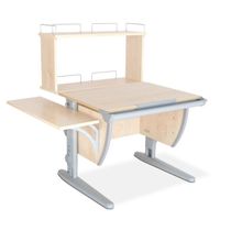 Product image of სამეცადინო მაგიდა მინი SUT 14 - გვერდითა და უკანა ორ იარუსიანი თაროთი