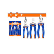 Product image of Wadfow WPS0603 ბრტყელტუჩას 3-ცალიანი ნაკრები (6", 6", 7")