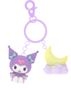 sanrio-characters-led-light-keychain-kuromi-breloki
