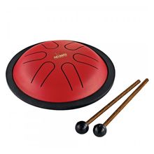 Product image of Meinl NINO980R Mini Steel Tongue Drum Red, Melody Incl. 2 Beater თანგ დრამი