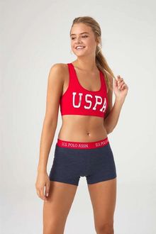 Product image of U.S. Polo Assn. 66264 ქალის საცვლები ორეული (წითელი)