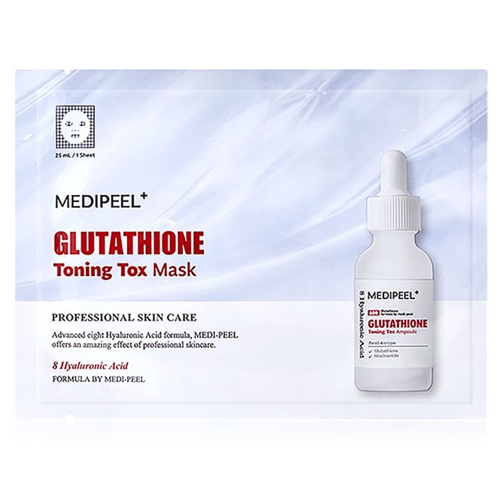 medi-peel-gluthatione-toning-tox-mask-gamaghiavebeli-nighabi