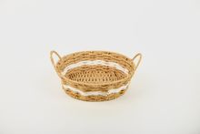 Product image of Manamo  Pretty  დეკორატიული კალათა დაწნული ნაცრისფერი 34x34x11 სმ