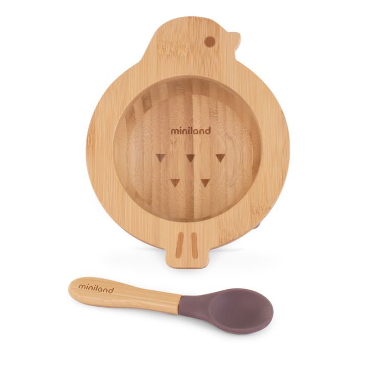 miniland-bird-bamboo-bowl-and-spoon-sabavshvo-tefshi-kovzit-photo-2