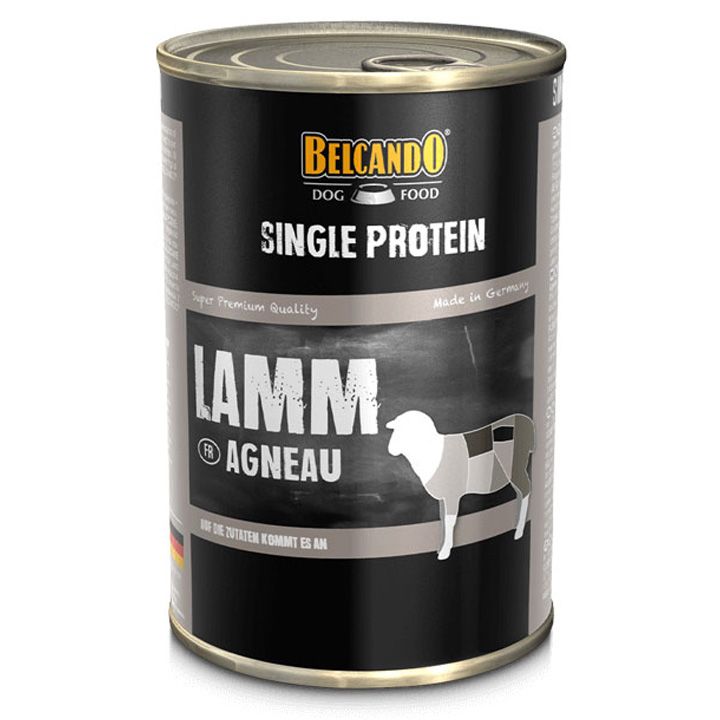 belcando-single-protein-lamb-400gr-dzaghlis-sakvebi