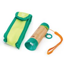 Product image of Hape Hand Powered Flashlight ხის ფანარი