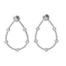 Product image of PARFOIS Oval Earrings With Zirconias საყურე