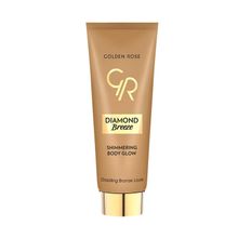 Product image of Golden Rose სახისა და ტანის ბრჭყვიალა ბრონზერი მუქი DAZZLE BRONZ