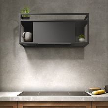 Product image of AIRFORCE Q-BIC WALL MOUNTED COOCKED HOOD (678 მ³/სთ) ANTHRACITE გამწოვი