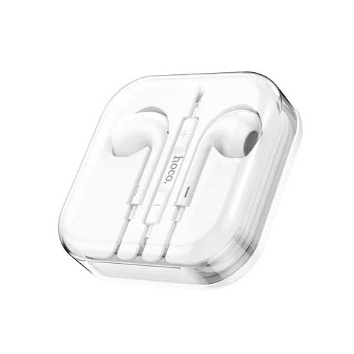 hoco-earphone-m1-max-crystal-earphone-s-for-lightning-with-micwhite-photo-2
