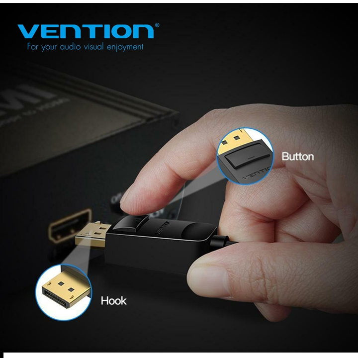 vention-hbfbb-dp-to-vga-converter-015m-black-photo-2