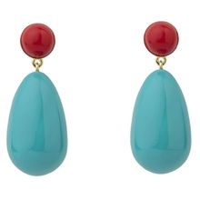 Product image of Eshvi LARGE COLOURFUL DROP საყურე