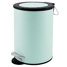 Product image of 2148605 სანაგვე ურნა Waste basket Beaute, 3 liter, light green, with soft-close, stainless steel