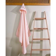 Product image of Manamo Butterfly & Rainbows ჩვილის ბამბუკის ქუდიანი პირსახოცი