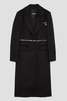 Product image of PATRIZIA PEPE ქურთუკი Essential cloth coat with zipper FW24