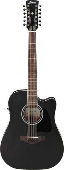 Product image of IBANEZ AW8412CE-WK Acoustic Guitar (Weathered Black Open Pore) აკუსტიკური გიტარა