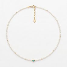 Product image of De Aure Blue Heart  მდინარის მარგალიტის ყელსაბამი