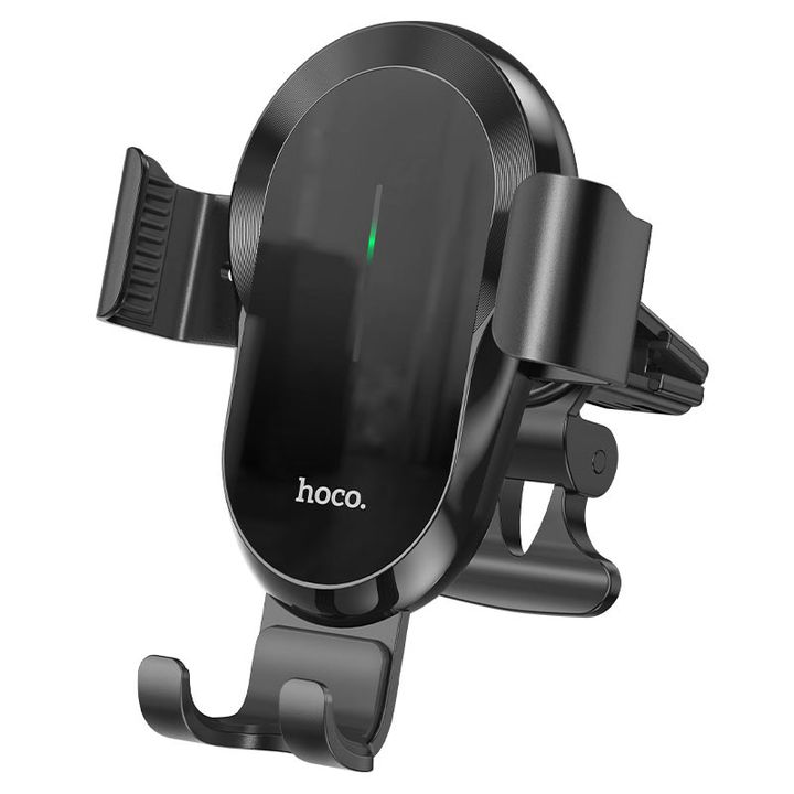 hoco-ca105-guide-three-axis-linkage-wireless-charging-car-holder-black