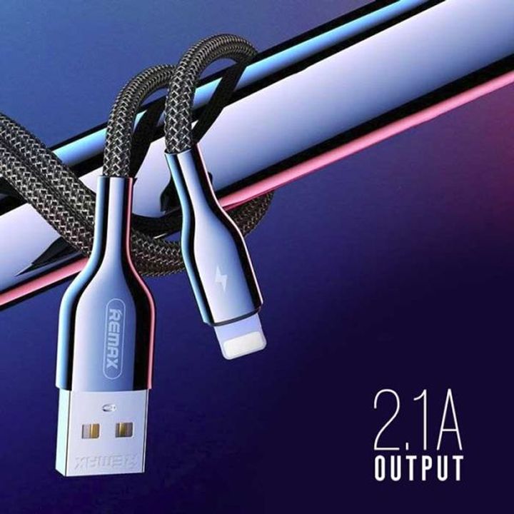 remax-kingpin-series-data-cable-21a-rc-092i-lightning--black-photo-3