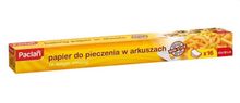Product image of Paclan საცხობი პერგამენტის ქაღალდის ფურცლები 16ც
