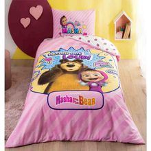 Product image of TAC LIS.BRF NEV.TK MASHA&THE B.SUPER CUTE თეთრეულის ნაკრები