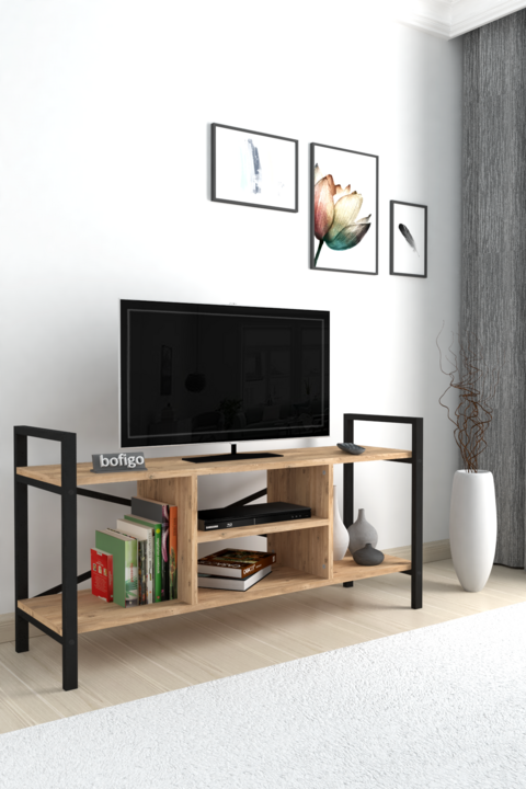 comfo-televizoris-magida-metalis-karkasit-da-fichvis-faqturit-photo-4