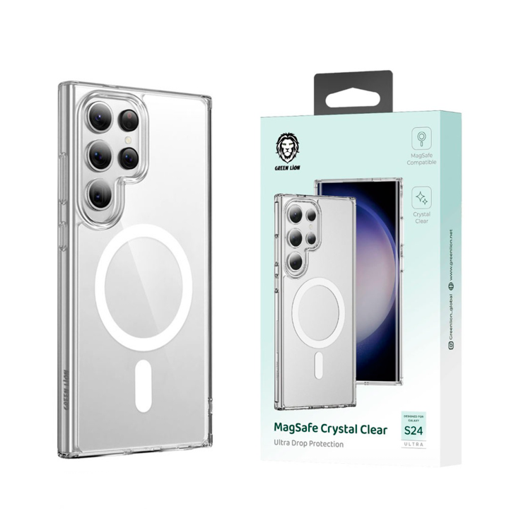 green-lion-magsafe-crystal-case-for-samsung-galaxy-s24-ultra-clear-mobiluri-telefonis-qeisi-photo-3