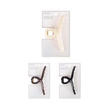 Product image of თმის სამაგრი/Solid Color Arc-shaped Line Hair Claw Clip (11cm, 1 pc)